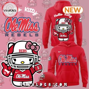 Ole Miss Football x Hello Kitty Hoodie, Jogger, Cap