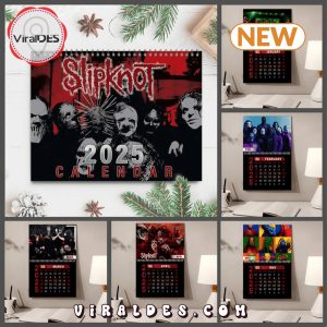 Slipknot Band 2025 New Year Calendar