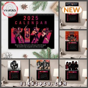 Kiss Band 2025 New Year Gifts Calendar