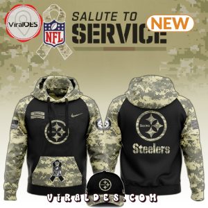 Pittsburgh Steelers Salute to Service Hoodie, Jogger, Cap