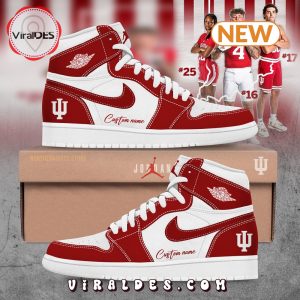 Indiana Men’s Basketball Custom Air Jordan 1 Hightop