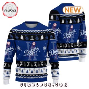 Los Angeles Dodgers Baseball Christmas Ugly Sweater