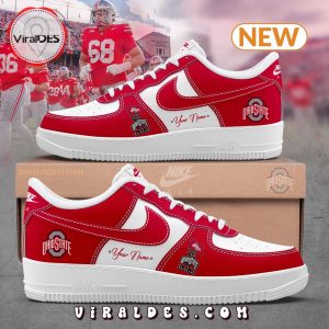 Ohio State Custom Name Air Force 1 Shoes