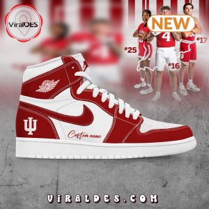 Indiana Men’s Basketball Custom Air Jordan 1 Hightop