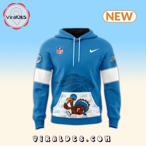 Detroit Lions 2024 Thanksgiving Pullover Hoodie