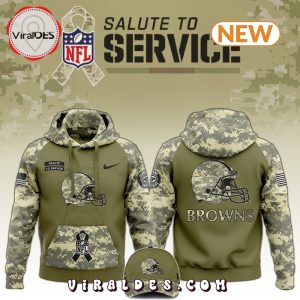 Cleveland Browns Salute to Service Camo Hoodie, Jogger, Cap