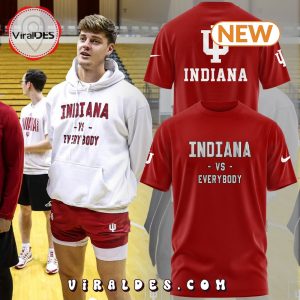 Indiana Men’s vs Everybody Red T-Shirt, Jogger, Cap