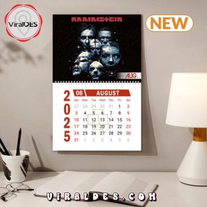 Rammstein Band 2025 New Year Calendar