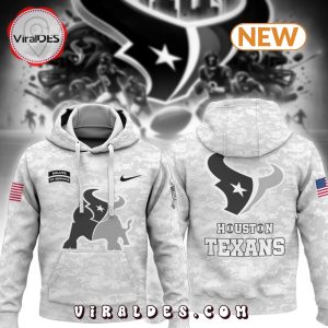 Houston Texans White Salute to Service Hoodie