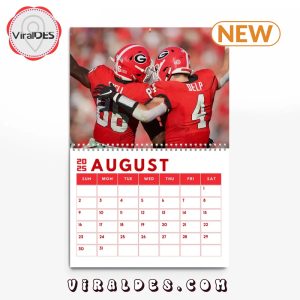 Georgia Bulldogs 2025 New Year Calendar