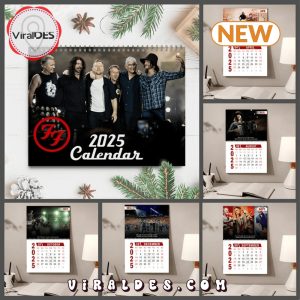 Foo Fighters Rock Band 2025 New Year Calendar