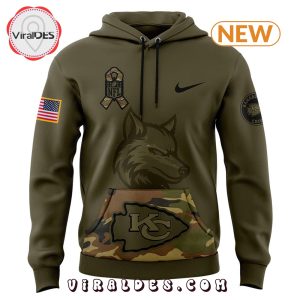 Kansas City Chiefs Camo Salute to Service Hoodie