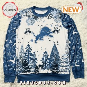 NFL Detroit Lions 2024 Christmas Ugly Sweater