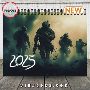 Military Themed 2025 New Year Calendar