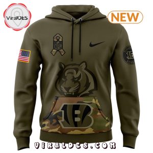 Cincinnati Bengals Camo Salute to Service Hoodie