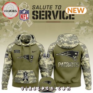 New England Patriots Salute to Service Camo Hoodie, Jogger, Cap