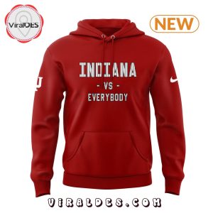 Indiana Men’s Basketball vs Everybody Red Hoodie