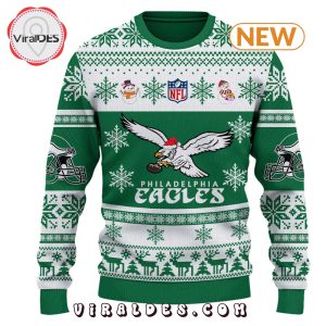 2024 Philadelphia Eagles Chill Guy Christmas Knitted Sweater