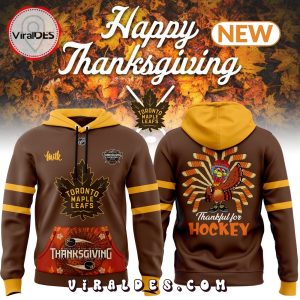 Toronto Maple Leafs NHL Thanksgiving 2024 Hoodie