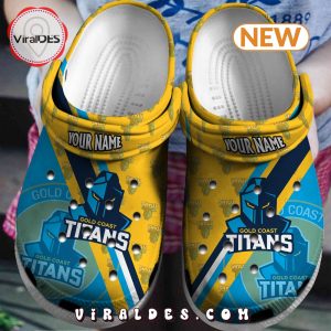 Gold Coast Titans NRL Custom Crocs Clogs