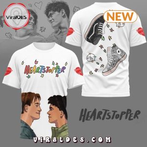 Men’s Heartstopper Romance Series White Shirt