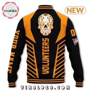 Personalized Tennessee Volunteers Skull Baseball Jacket