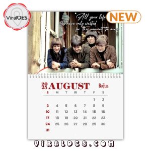 The Beatles Band 2025 New Year Calendar