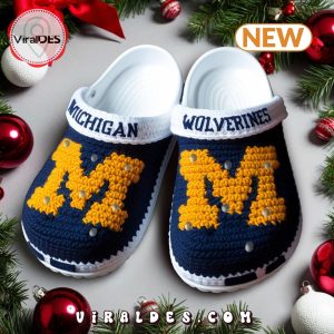 Michigan Wolverines Football Crocs Clogs