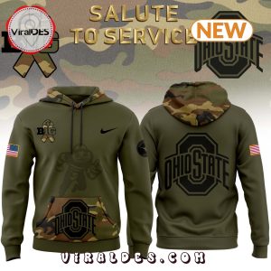 Ohio State Buckeyes Camo Salute to Service Hoodie