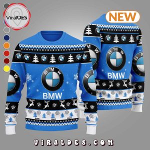 BMW 2024 Christmas Blue Ugly Sweater