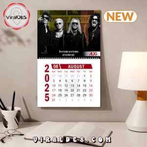 Mötley Crüe Band 2025 New Year Calendar