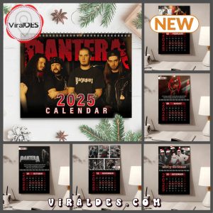 Pantera Band 2025 New Year Calendar