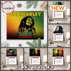 Bob Marley 2025 New Year Calendar