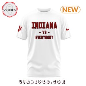 Indiana Men’s vs Everybody White T-Shirt, Jogger, Cap