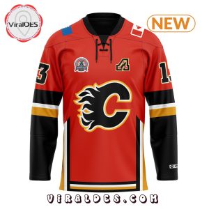 Calgary Flames Paying Tribute Gaudreau Brothers Hockey Jersey