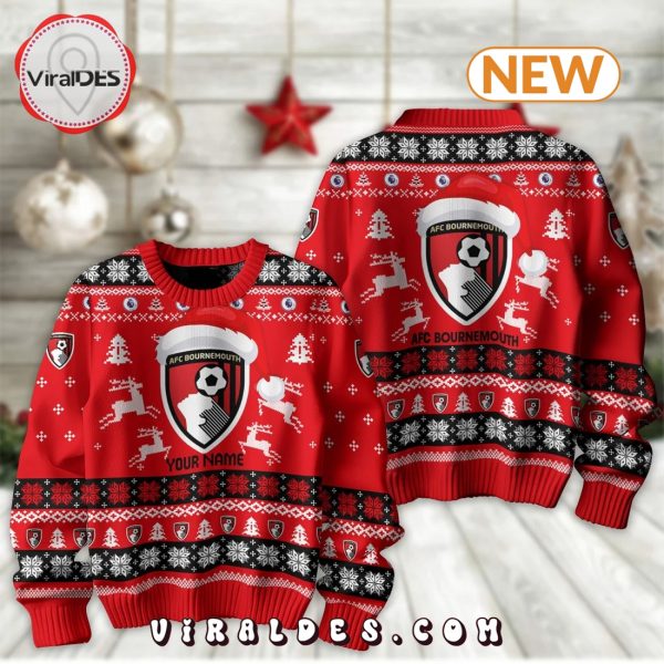 A.F.C. Bournemouth 2024 Christmas Ugly Sweater