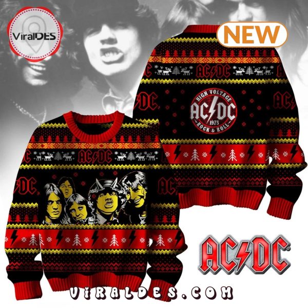 AC DC Band 2024 Christmas Ugly Sweater