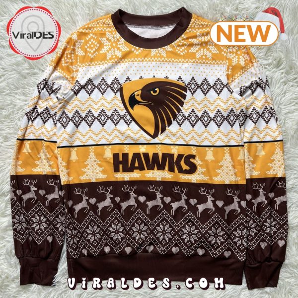 AFL Hawthorn Football Club Ugly Christmas Sweater