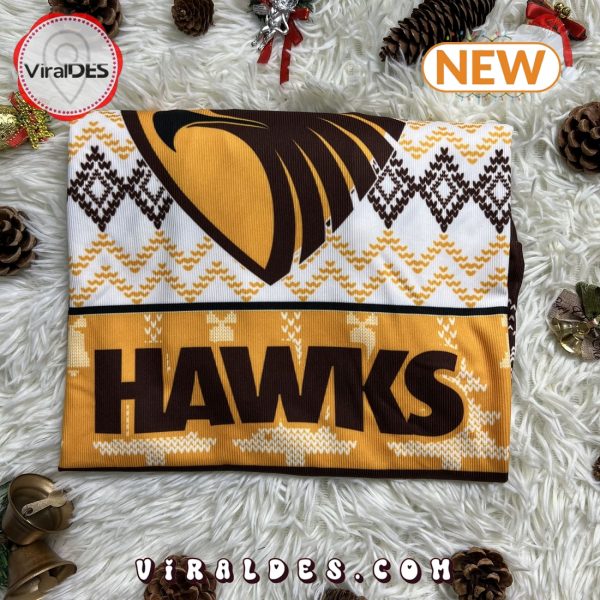 AFL Hawthorn Football Club Ugly Christmas Sweater