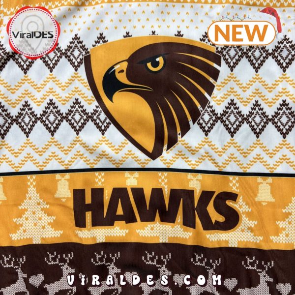 AFL Hawthorn Football Club Ugly Christmas Sweater