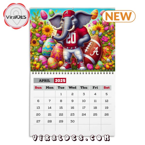 Alabama Crimson Tide Football 2025 Calendar