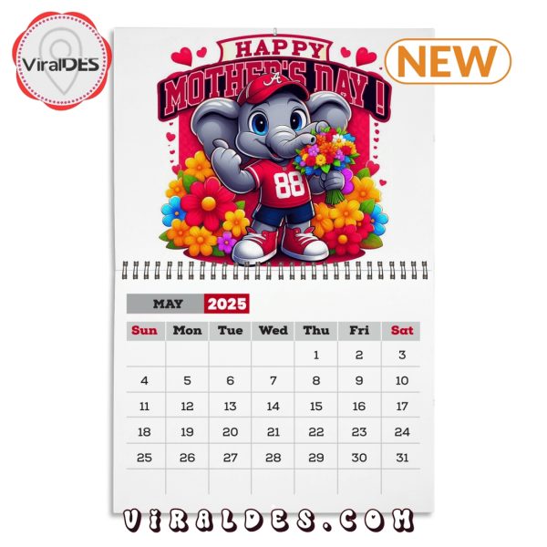 Alabama Crimson Tide Football 2025 Calendar