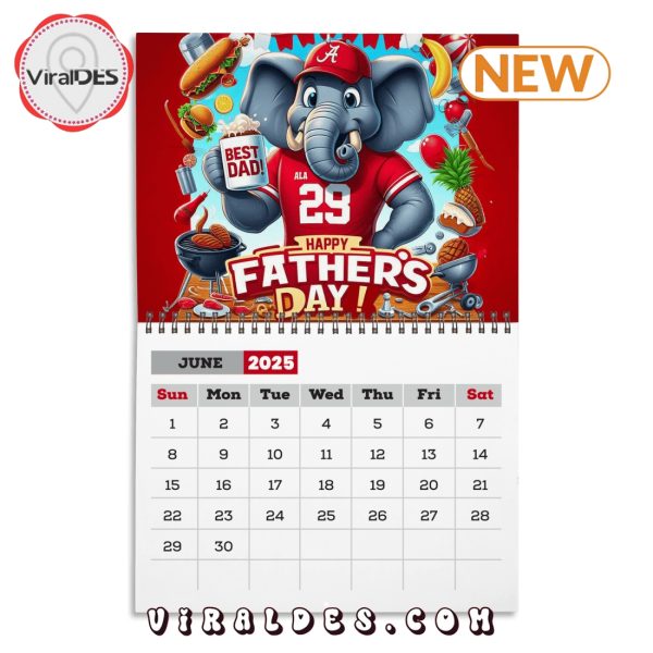 Alabama Crimson Tide Football 2025 Calendar