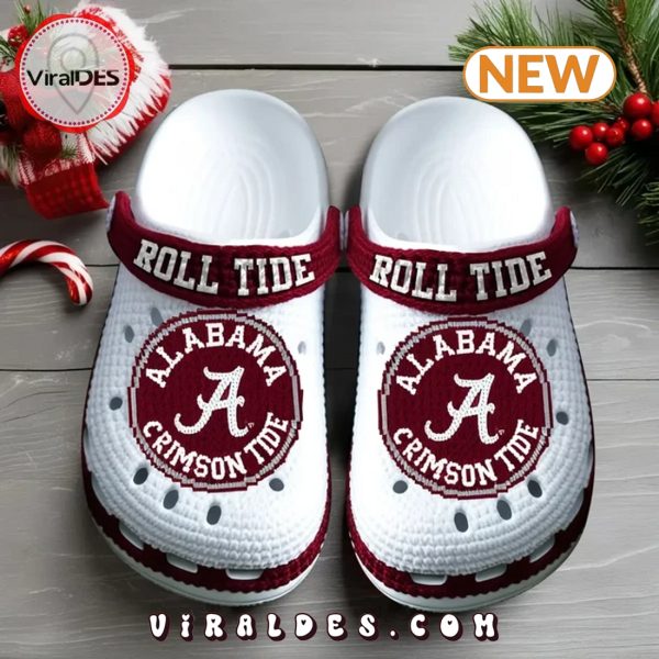 Alabama Crimson Tide Football Crocs Clogs Shoes