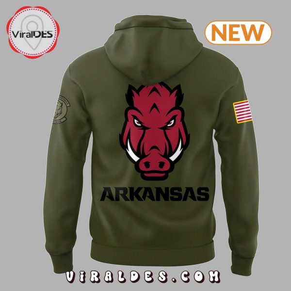 Arkansas Razorbacks Veteran Camo Nike Hoodie, Jogger, Cap