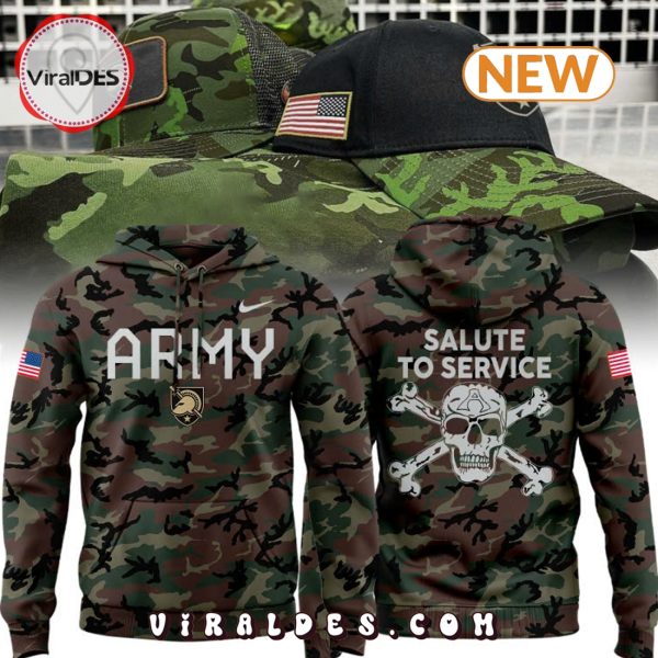 Army Black Knights Football Salute To Service Hoodie, Jogger, Cap