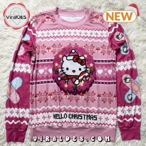 Hello Christmas Hello Kitty Christmas Ugly Sweater