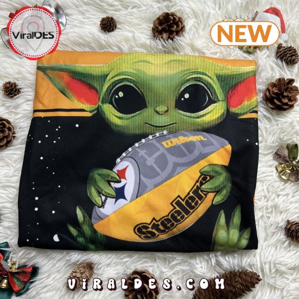 Baby Yoda Pittsburgh Steelers Ugly Christmas Sweater