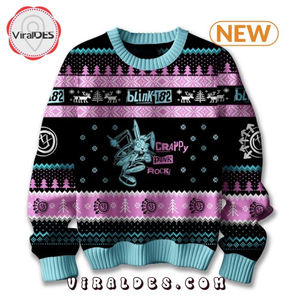 Blink-182 2024 Christmas Ugly Sweater