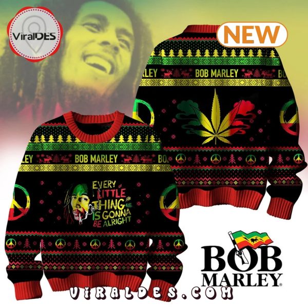 Bob Marley 2024 Christmas Ugly Sweater